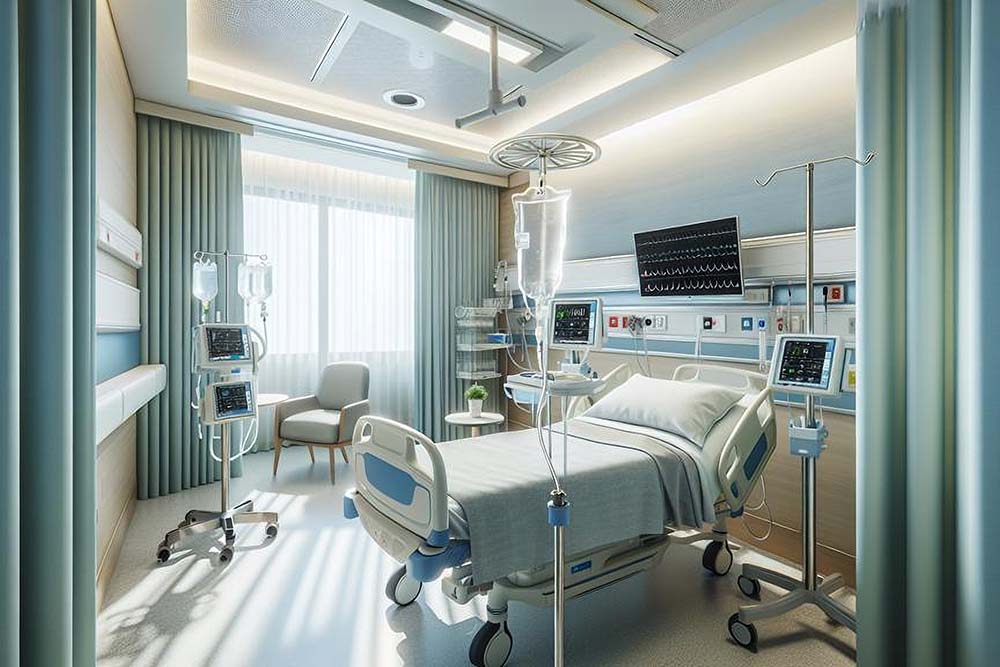 hospital ICU bed